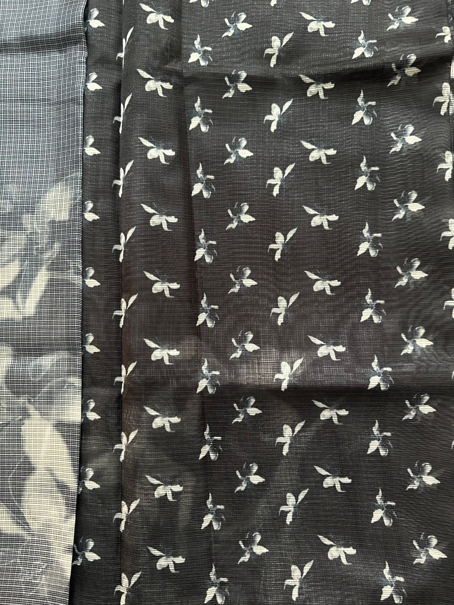 Kota silk saree-Black