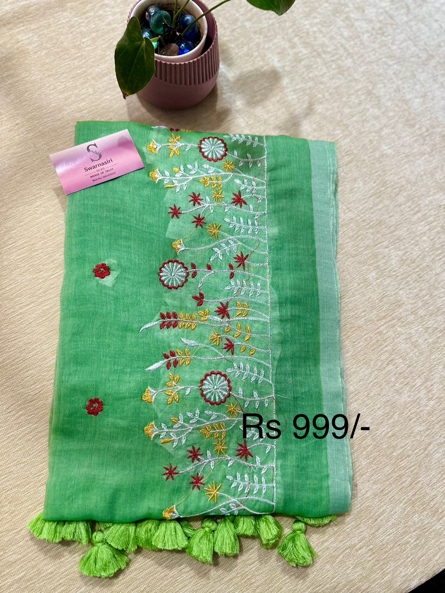 Mul cotton saree 120 count