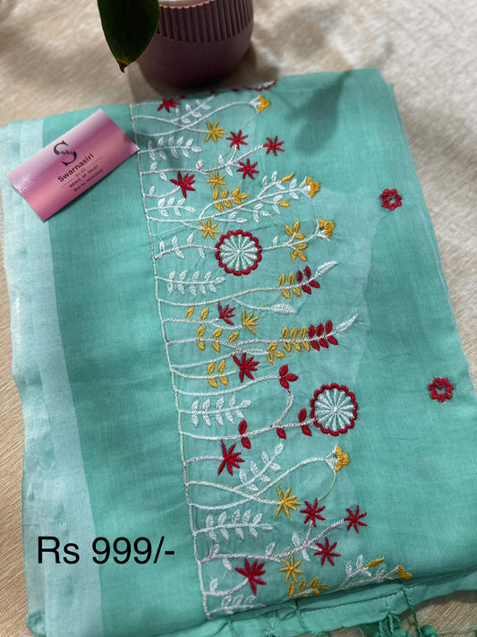 Mul cotton saree 120 count