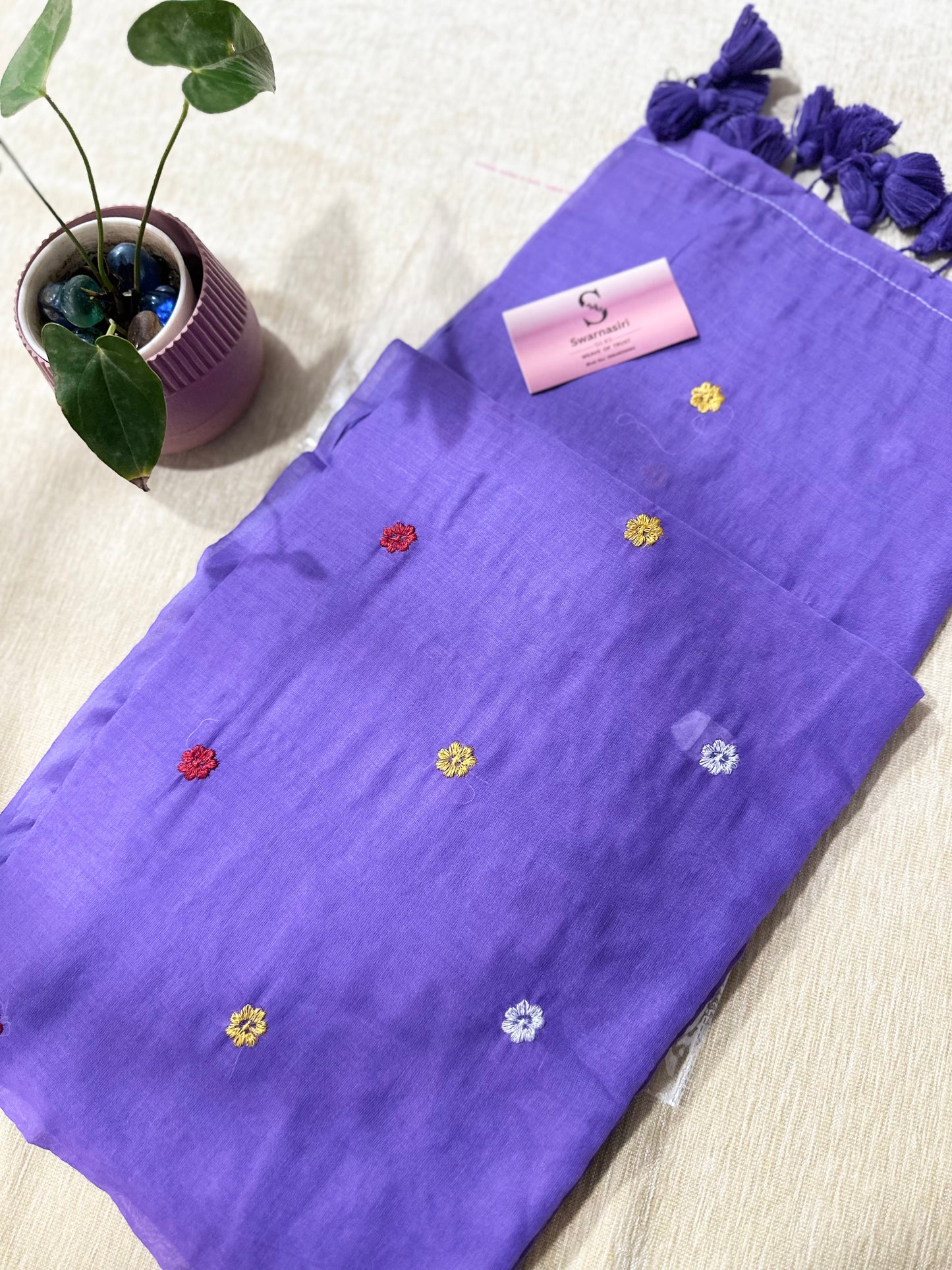 Mul cotton 120 count saree