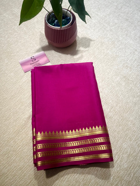 Pure mysore crepe silk saree 03