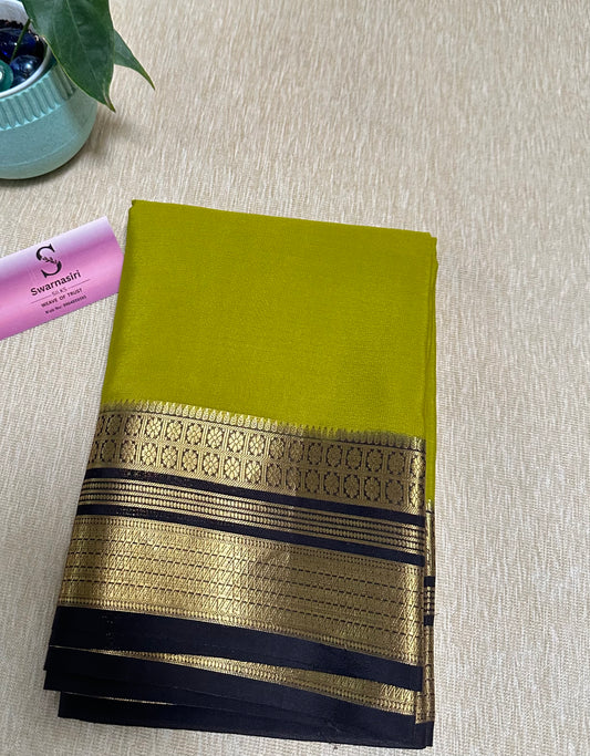 Pure mysore crepe silk saree 17