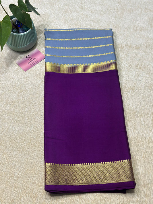 Pure mysore crepe silk saree 14