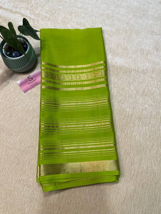 Pure mysore crepe silk saree 09