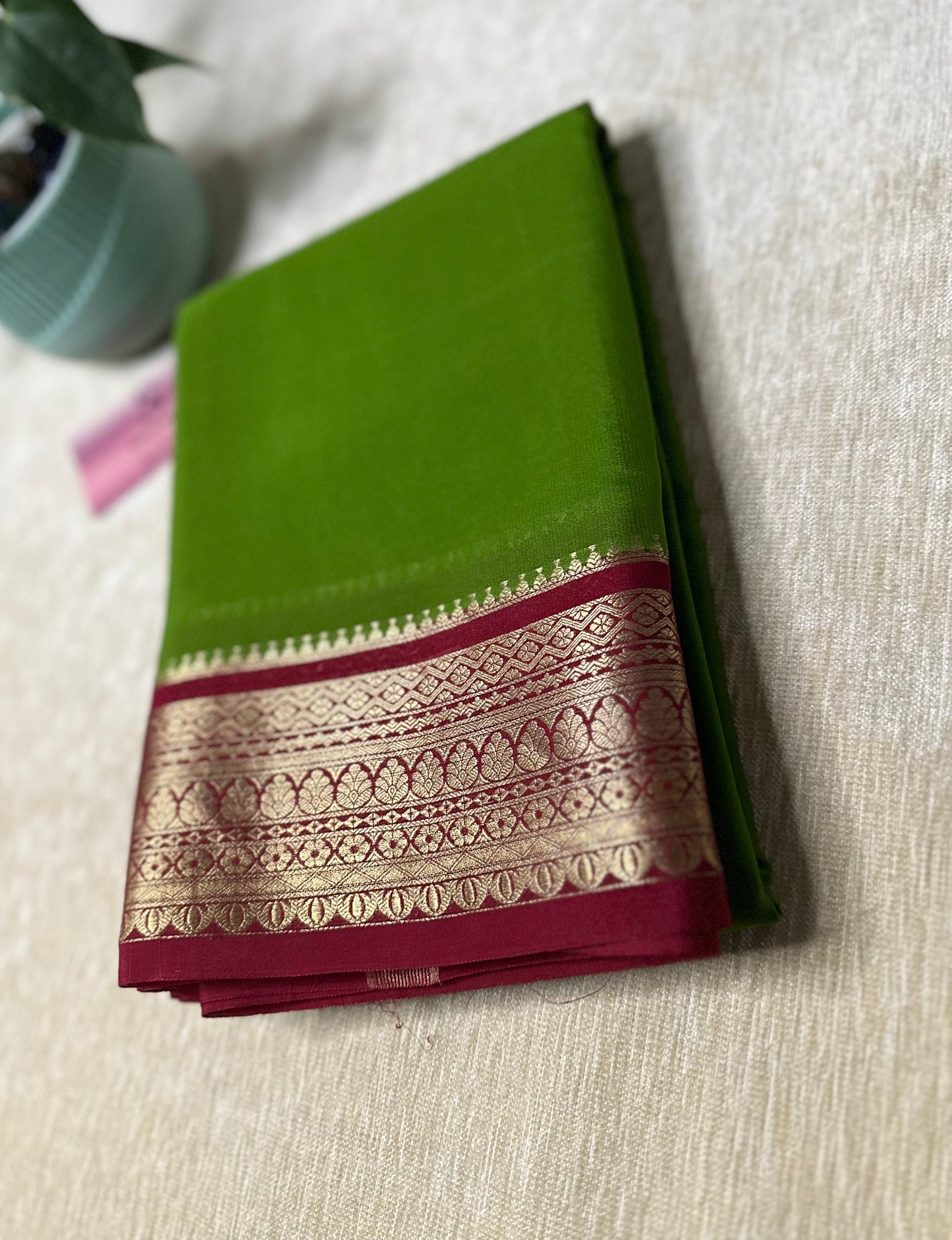 Pure mysore crepe silk saree 18