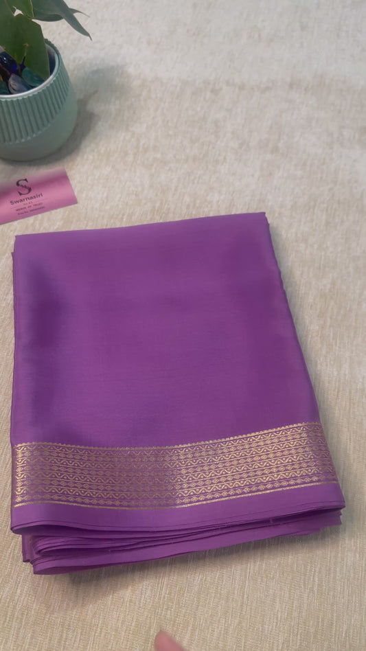 Pure mysore crepe silk saree 06