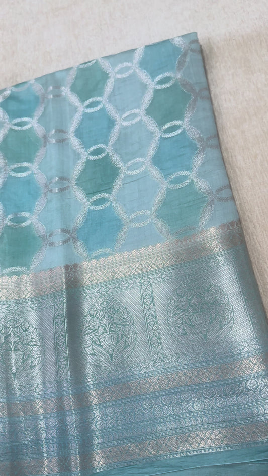 Raw mango rangkat saree 24