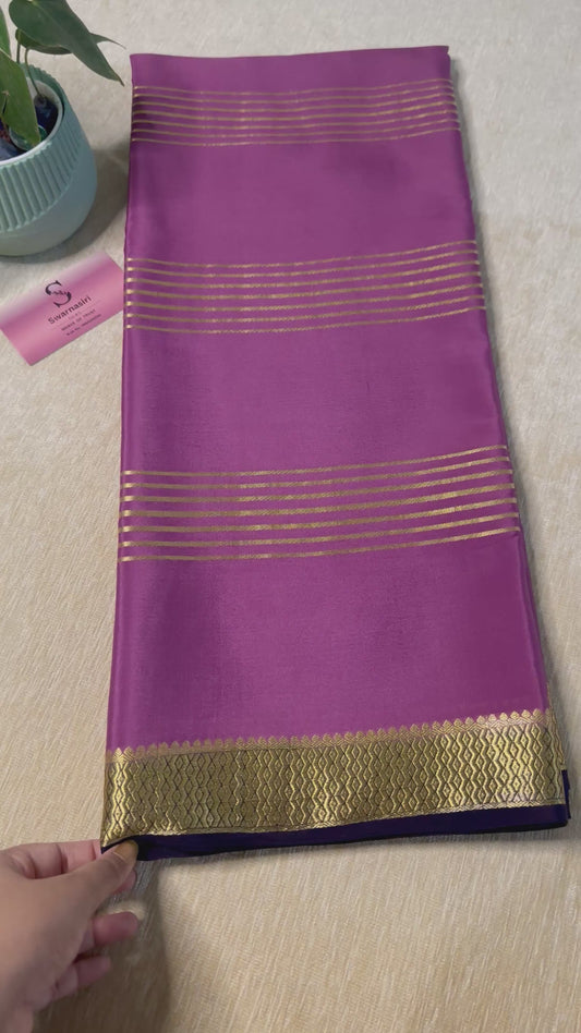 Pure mysore crepe silk saree 10